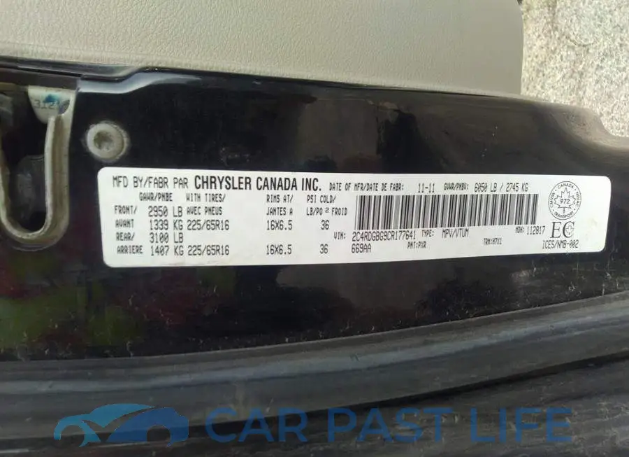 2C4RDGBG9CR177641# 9