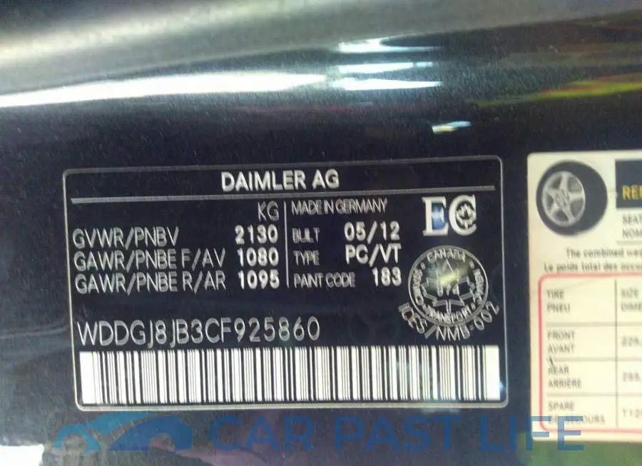 WDDGJ8JB3CF925860# 9