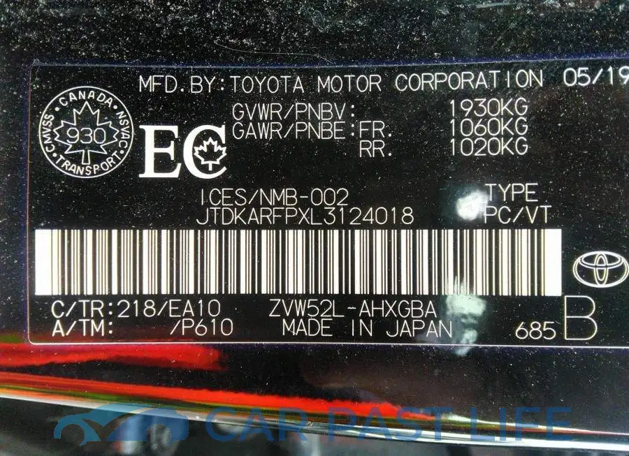 JTDKARFPXL3124018# 9
