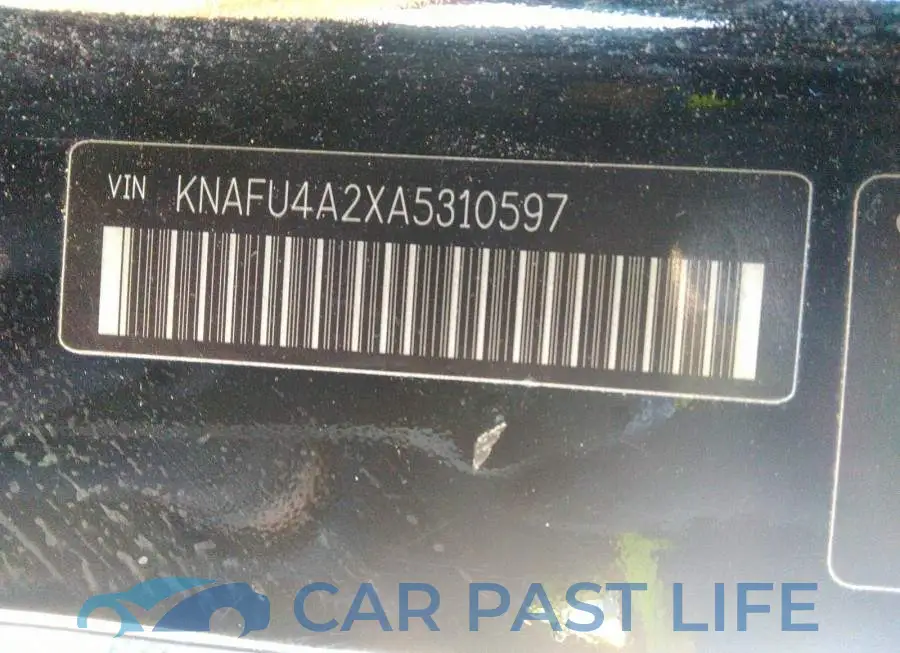 KNAFU4A2XA5310597# 9