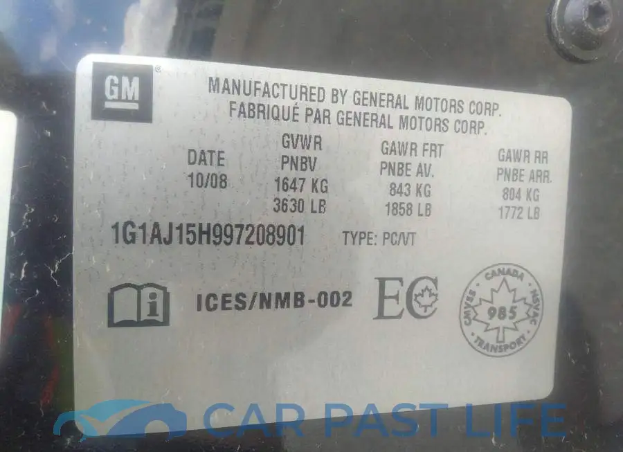 1G1AJ15H997208901# 9