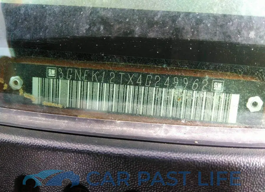 3GNEK12TX4G249962# 9