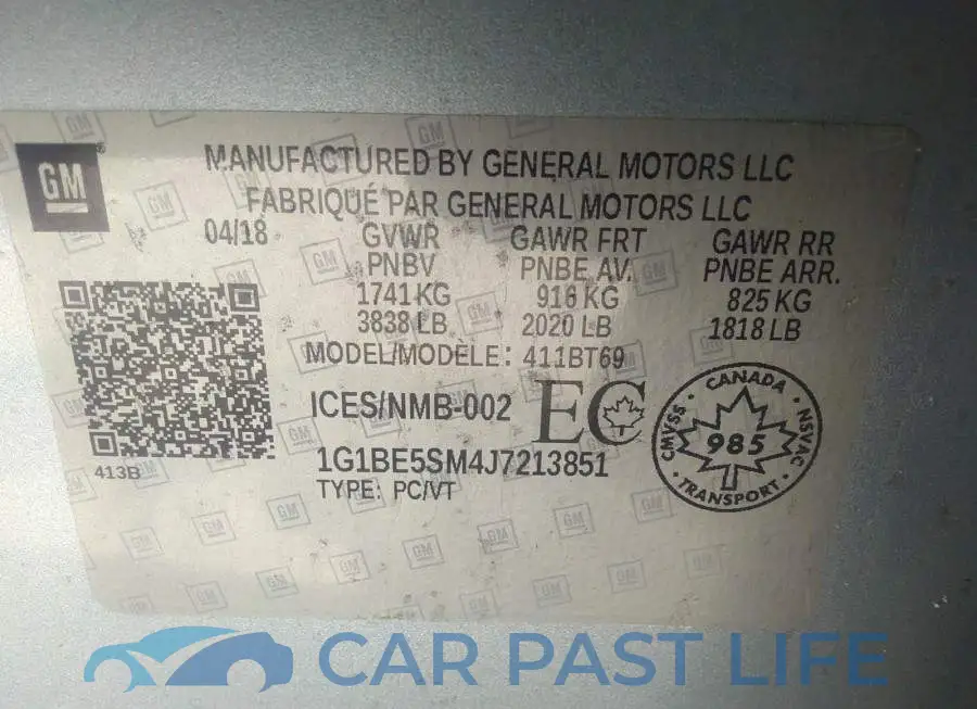 1G1BE5SM4J7213851# 9