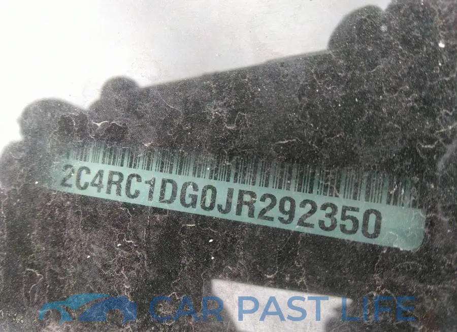 2C4RC1DG0JR292350# 9