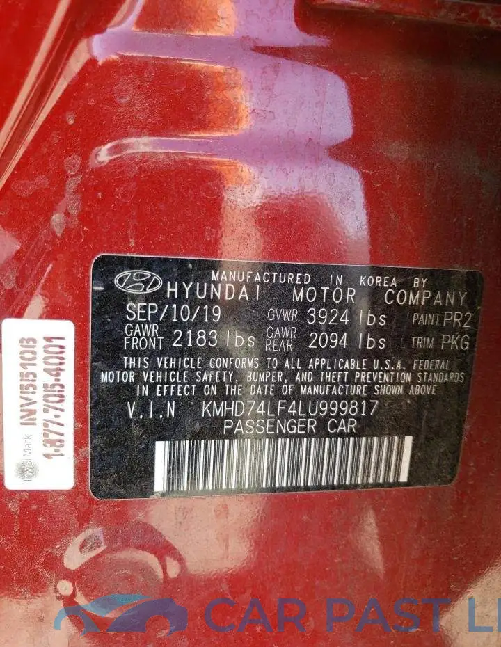 KMHD74LF4LU999817# 10