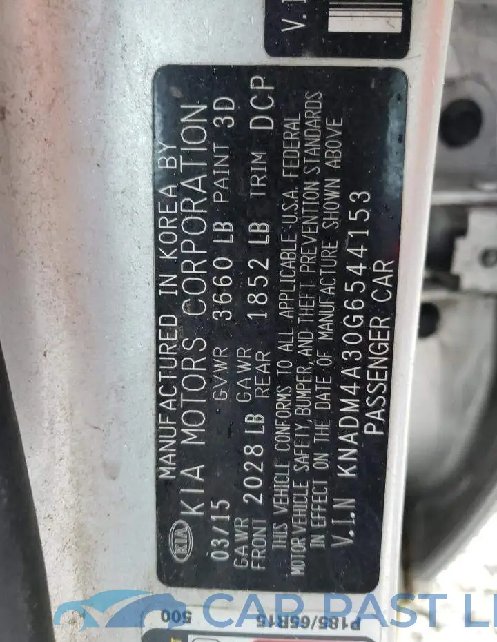 KNADM4A30G6544153# 10