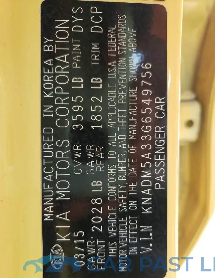 KNADM5A33G6549756# 10