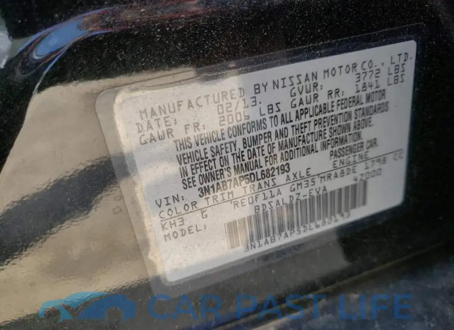 3N1AB7AP5DL682193# 10