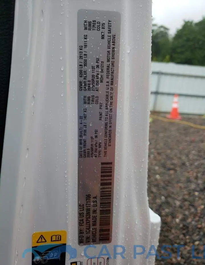 1C4JJXP63NW171706# 10