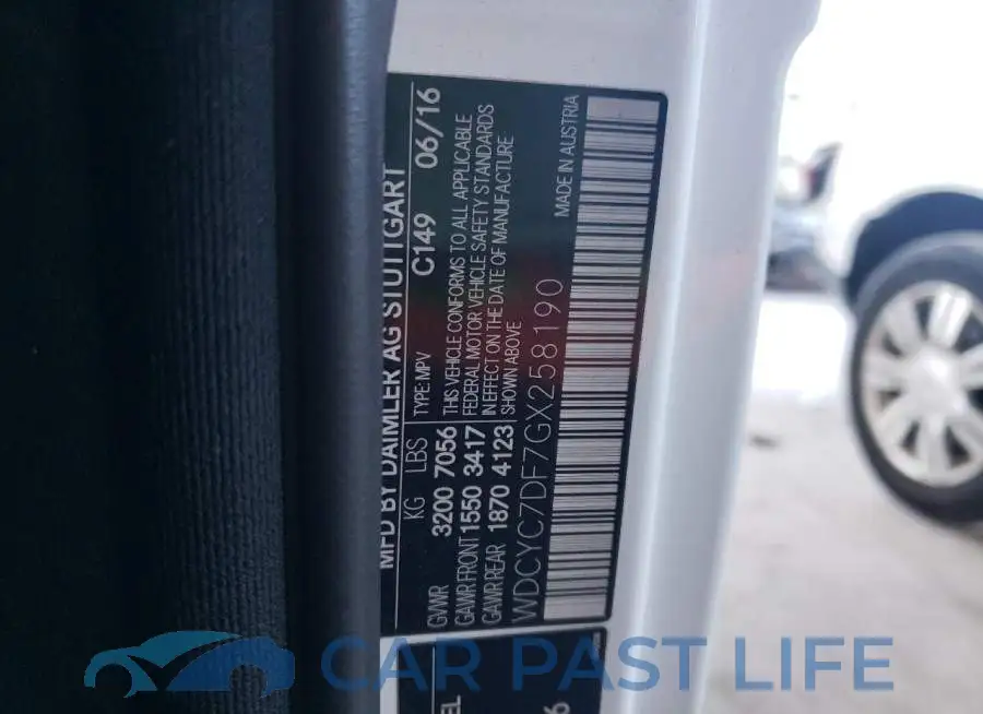 WDCYC7DF7GX258190# 10