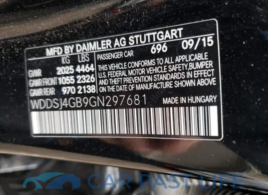 WDDSJ4GB9GN297681# 10
