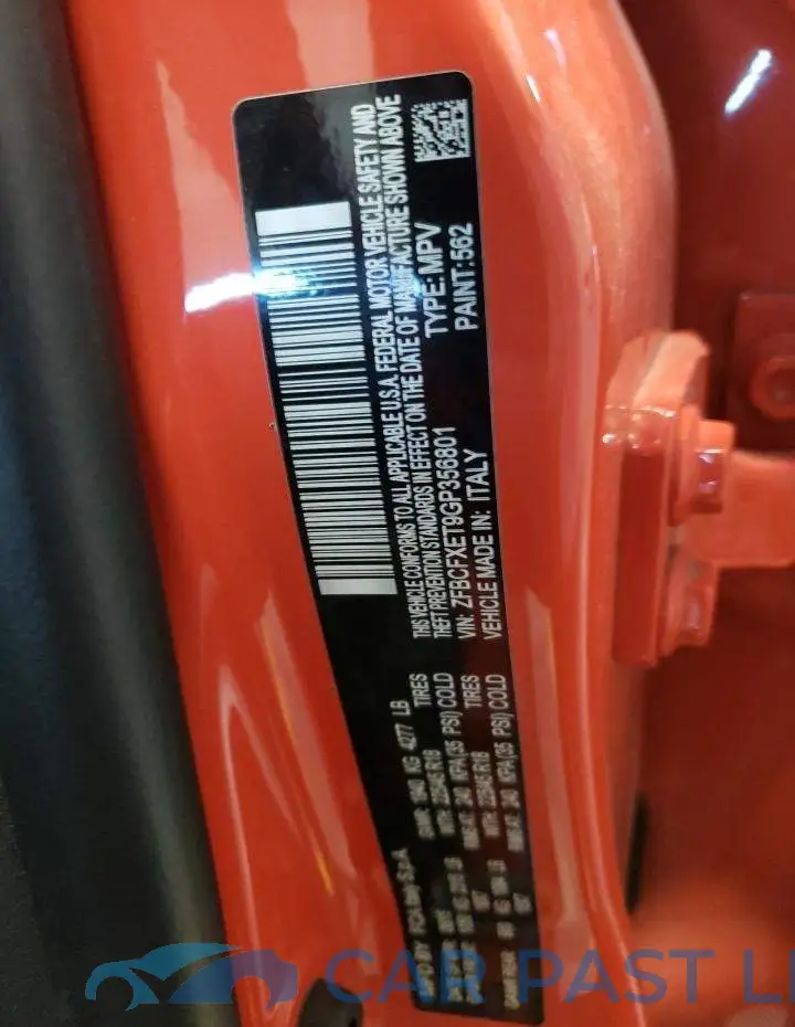 ZFBCFXET9GP356801# 10