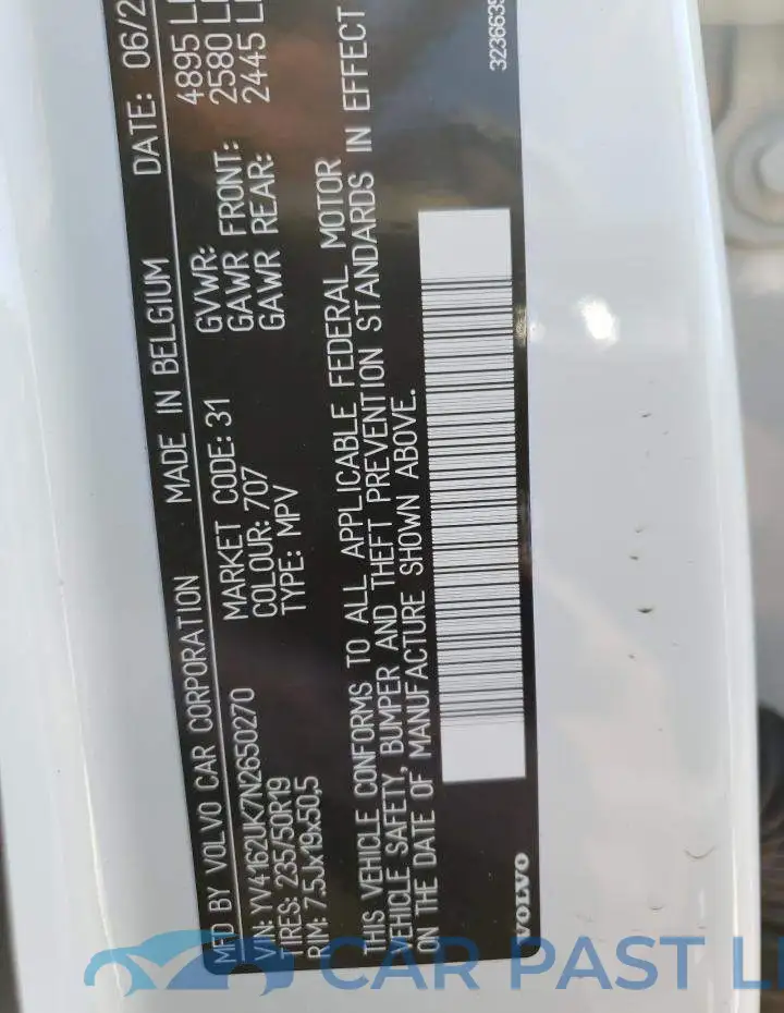 YV4162UK7N2650270# 10
