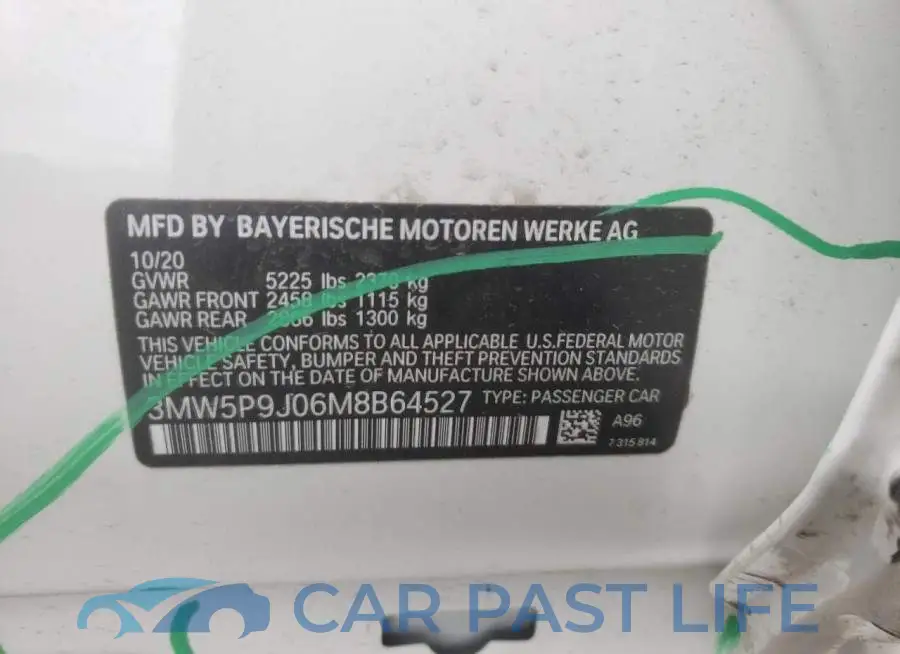 3MW5P9J06M8B64527# 10