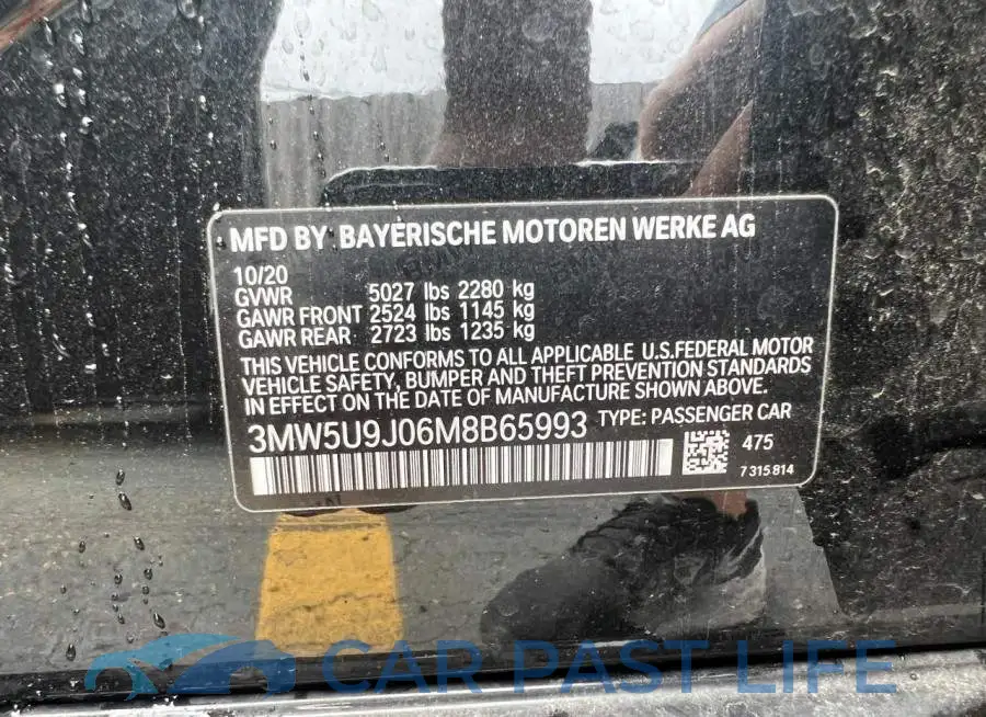 3MW5U9J06M8B65993# 10
