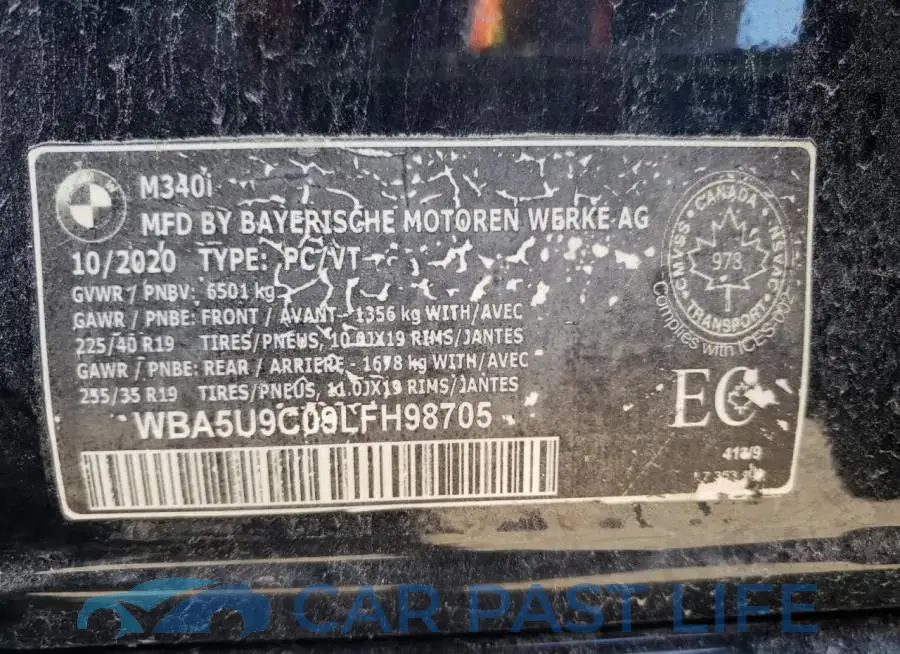 WBA5U9C09LFH98705# 10