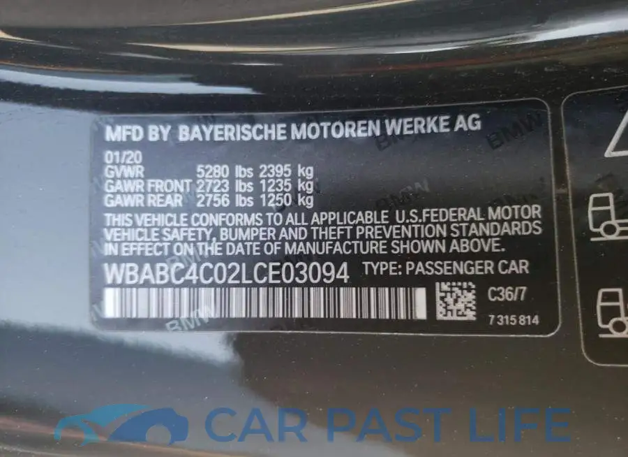 WBABC4C02LCE03094# 10