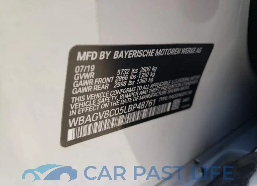 WBAGV8C05LBP48761# 10