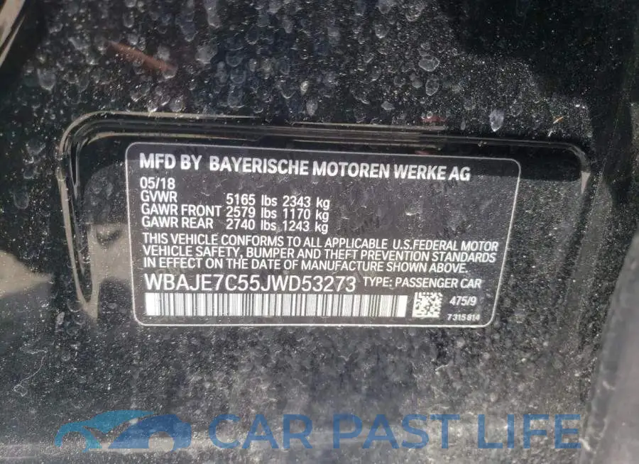 WBAJE7C55JWD53273# 10
