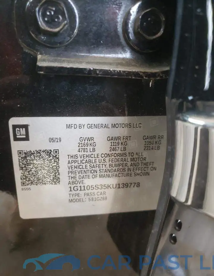 1G1105S35KU139778# 10