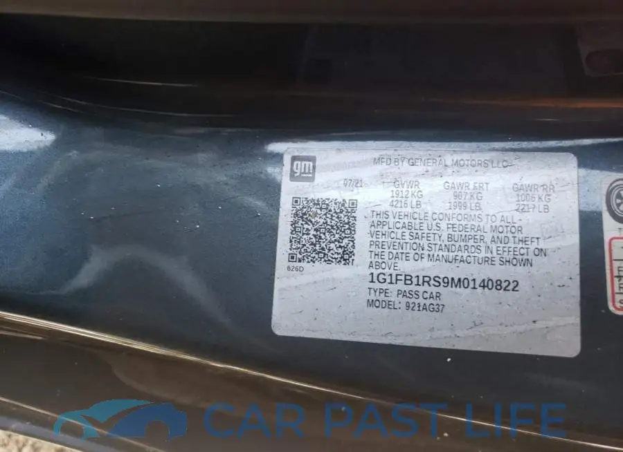 1G1FB1RS9M0140822# 10