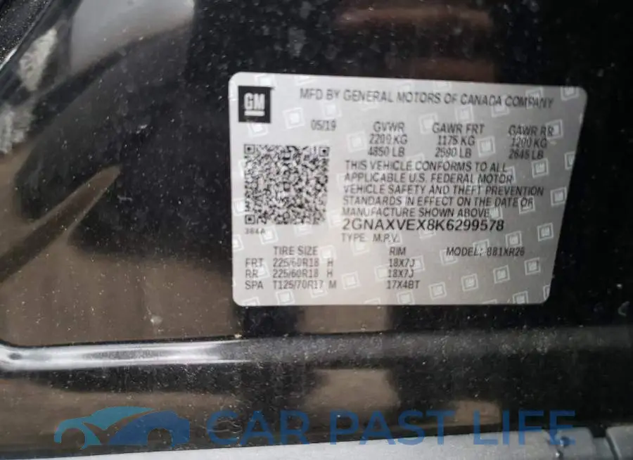 2GNAXVEX8K6299578# 10