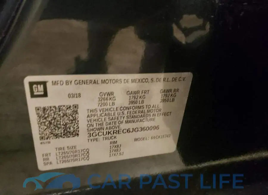 3GCUKREC6JG360096# 10
