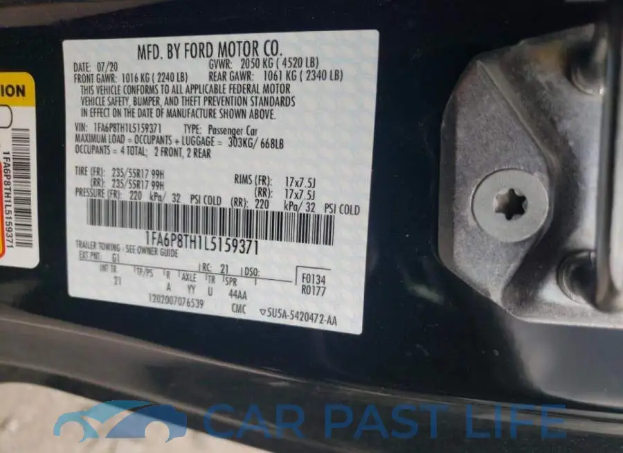 1FA6P8TH1L5159371# 10