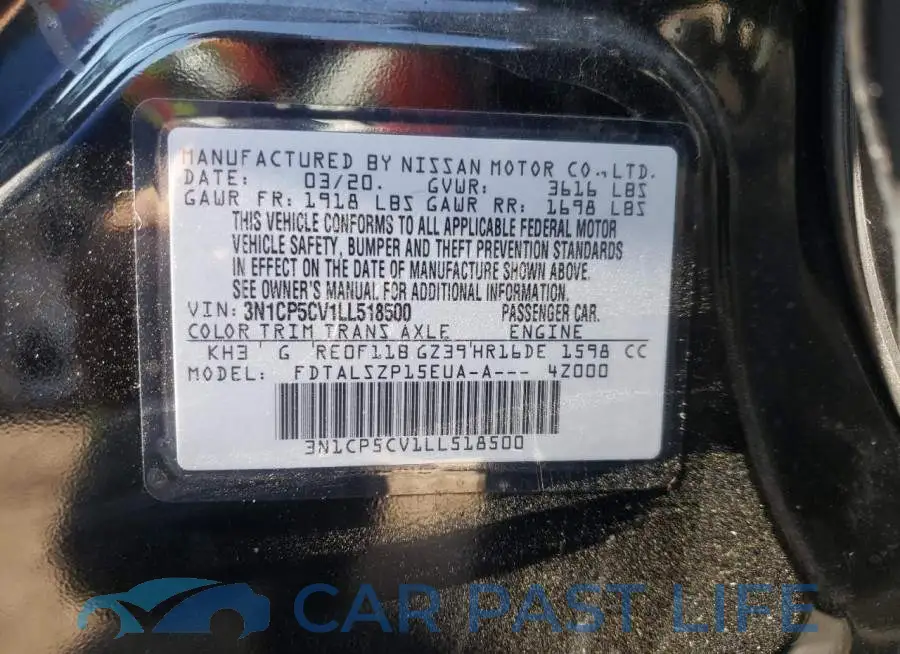 3N1CP5CV1LL518500# 10