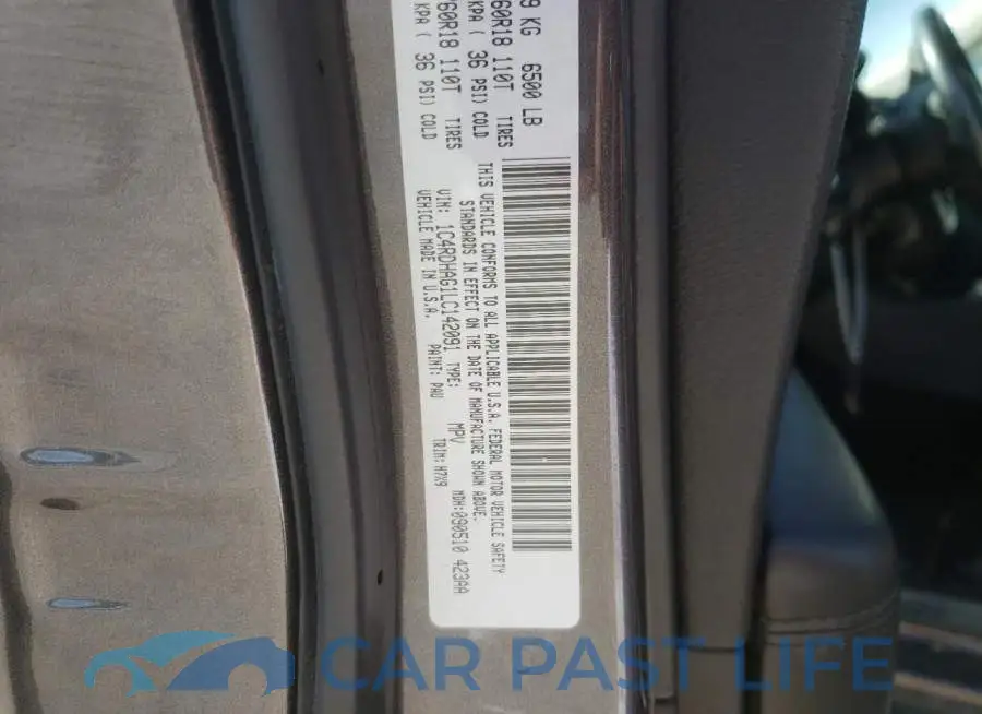 1C4RDHAG1LC142091# 10