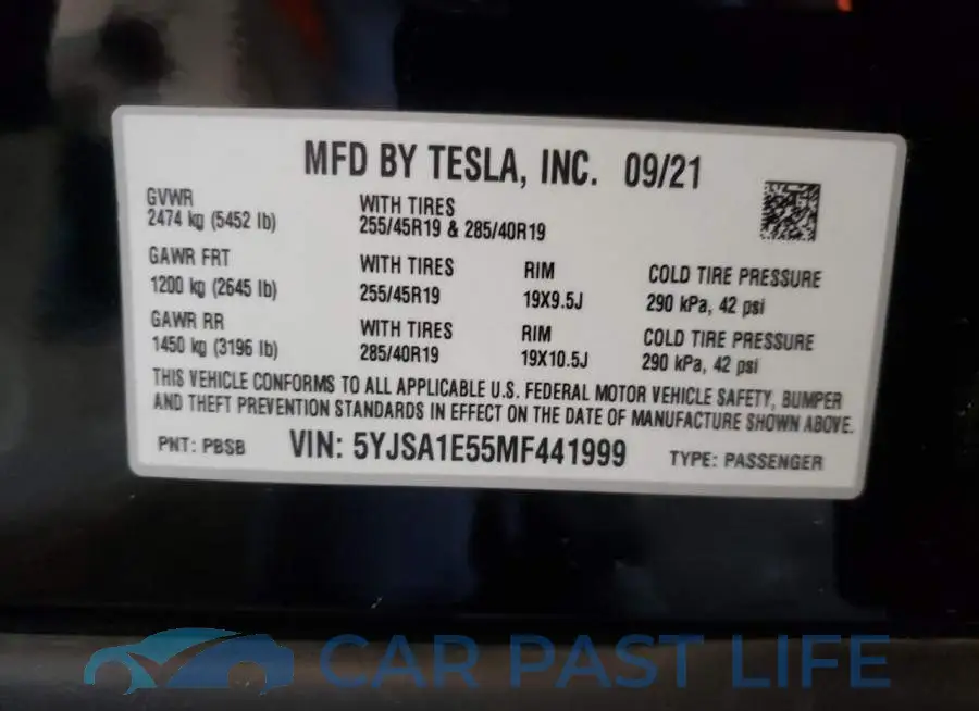 5YJSA1E55MF441999# 10