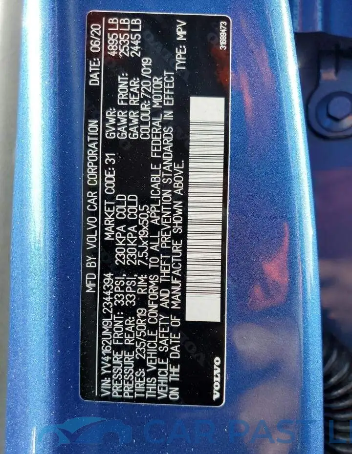 YV4162UM9L2344394# 10