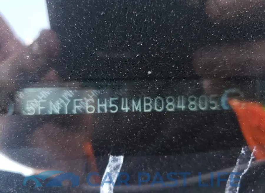 5FNYF6H54MB084805# 10