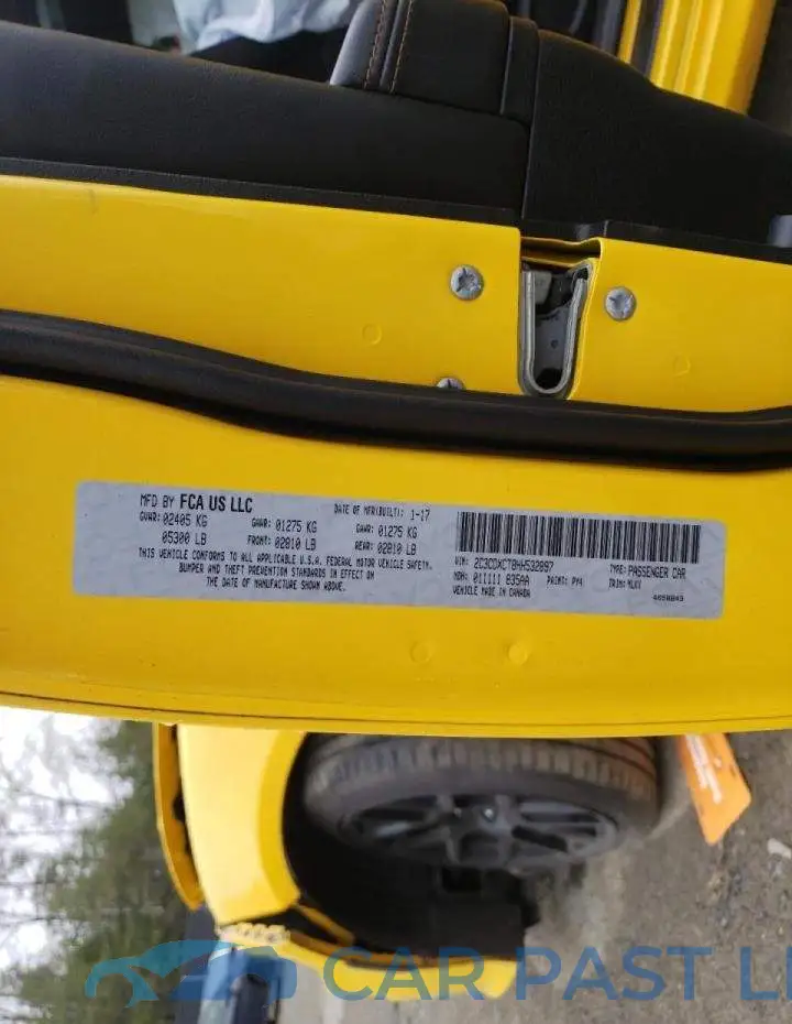 2C3CDXCT8HH532897# 10