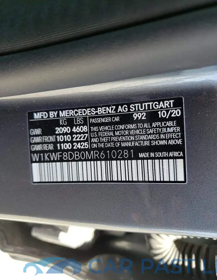W1KWF8DB0MR610281# 10