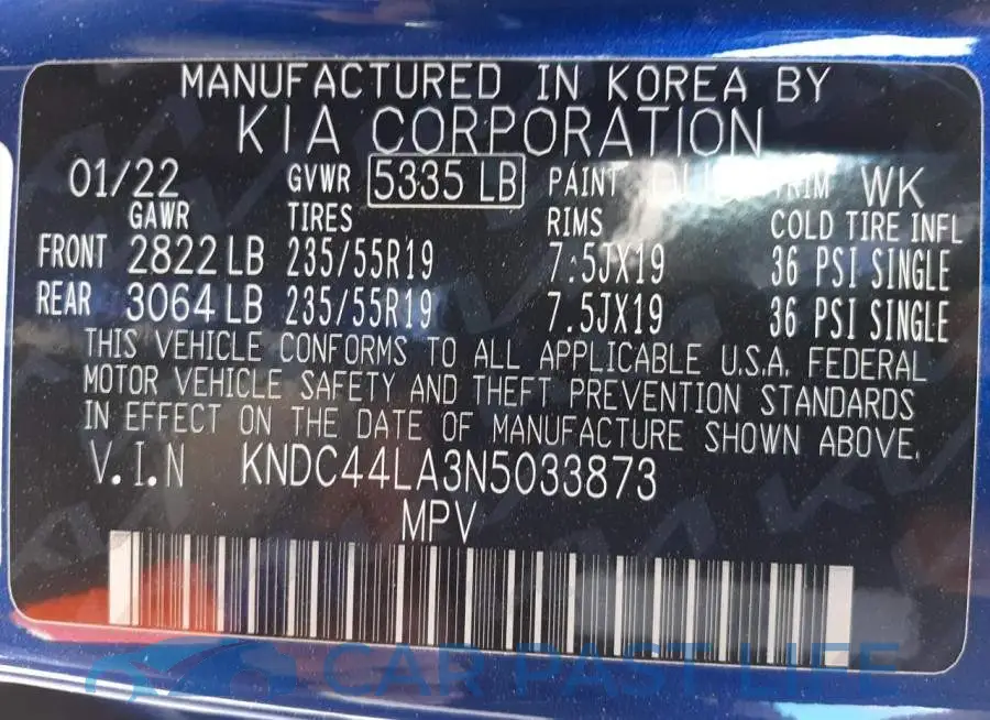 KNDC44LA3N5033873# 10