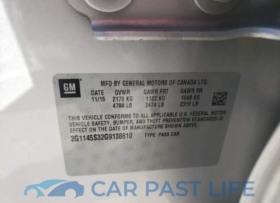 2G1145S32G9138810# 10