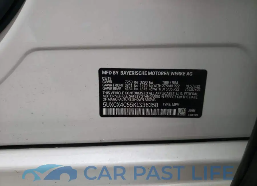 5UXCX4C55KLS36358# 10