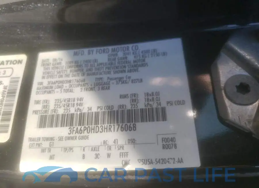 3FA6P0HD3HR176068# 10