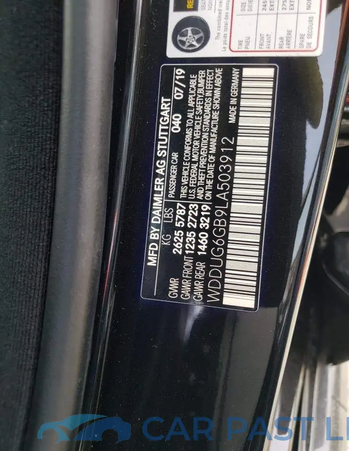 WDDUG6GB9LA503912# 10