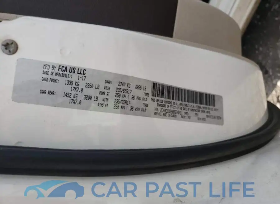2C4RC1DG6HR676711# 10