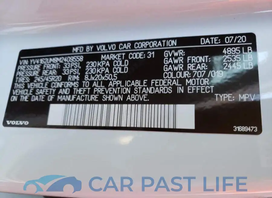 YV4162UM8M2409558# 10
