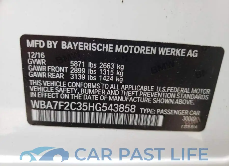 WBA7F2C35HG543858# 10