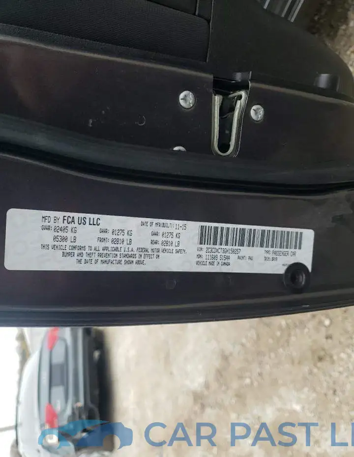 2C3CDXCT3GH150257# 10