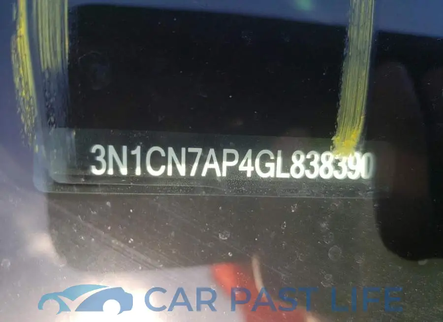 3N1CN7AP4GL838390# 10