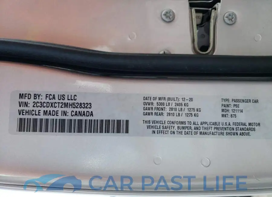 2C3CDXCT2MH528323# 10