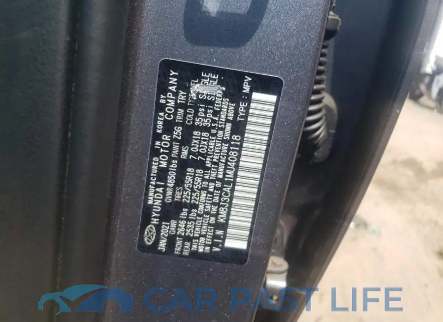 KM8J3CAL1MU408118# 10