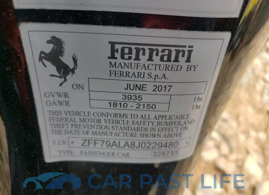 ZFF79ALA8J0229480# 10