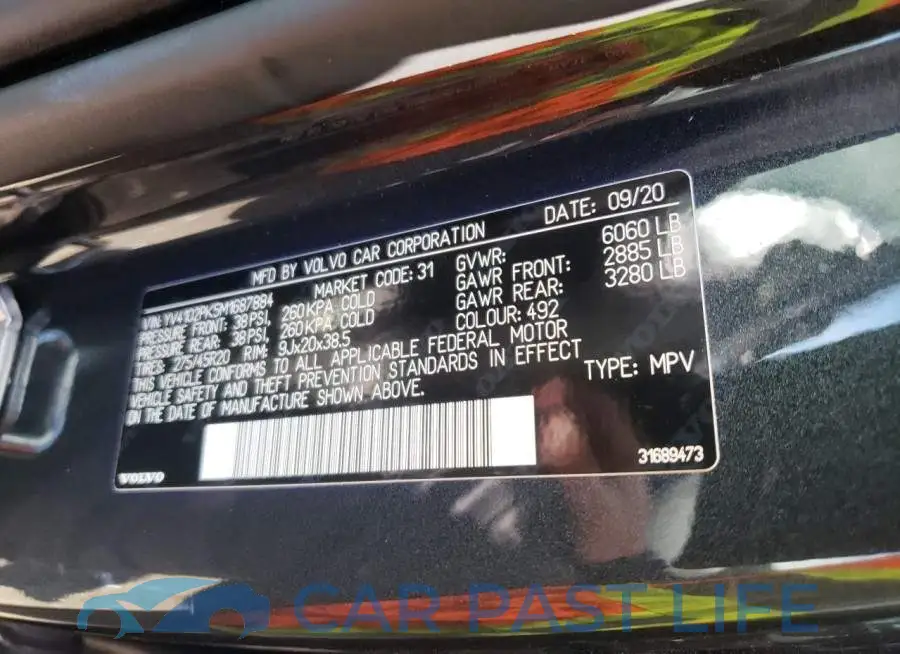 YV4102PK5M1687884# 10