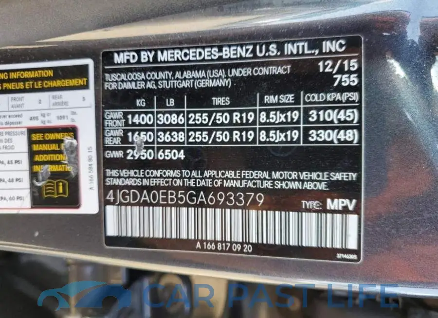 4JGDA0EB5GA693379# 10